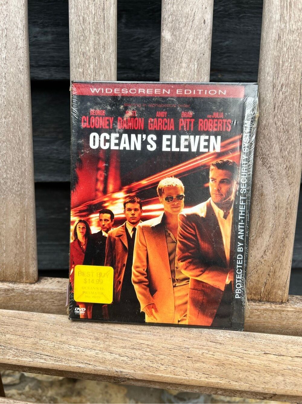 Ocean’s Eleven Widescreen DVD sealed 2002 snapcase Brad Pitt Julia Roberts New